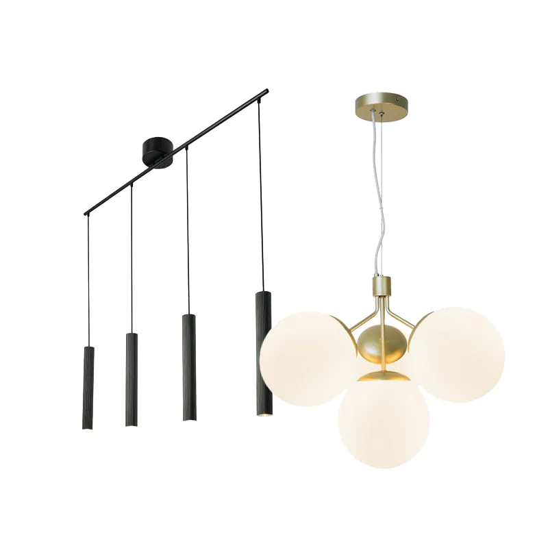 Lampada a sospensione a 4 luci