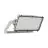 Ledvance Proiettore LED Max Radial 10 Aluminium Grigio 600W 86000lm 180d - 830 Luce Calda -  | IP66 - Simmetrico
