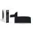 D'Lite Luce da soffitto Lunelle 30cm Tessuto Nero | Adatto per 2x E27 