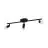 Eglo Luce da soffitto Buzz-LED Acciaio Nero 3x2.8W 3x250lm - 830 Luce Calda -  | IP20 - Incl. 3x GU10